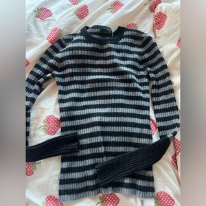 atm striped sweater